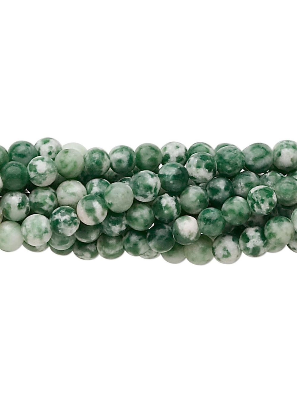 Green Tree Agate Gemstone Beads Round 4mm Bulk Lot 50 pcs